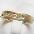 14K Yellow Gold Diamond Man's Ring