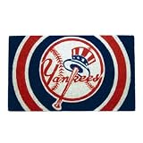 New York Yankees Bleached Welcome Mat (Doormat) 18"x30"Welcome Mat Bleached-New York Yankees - MLB Baseball Fan Shop Sports Team Merchandise