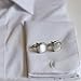 FIZAARO Pack of 2 White French Cuff Dress Shirts (Cufflinks Included)