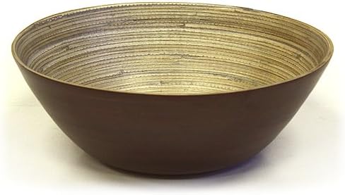 Simply Bamboo Matte Espresso Bamboo Bowl