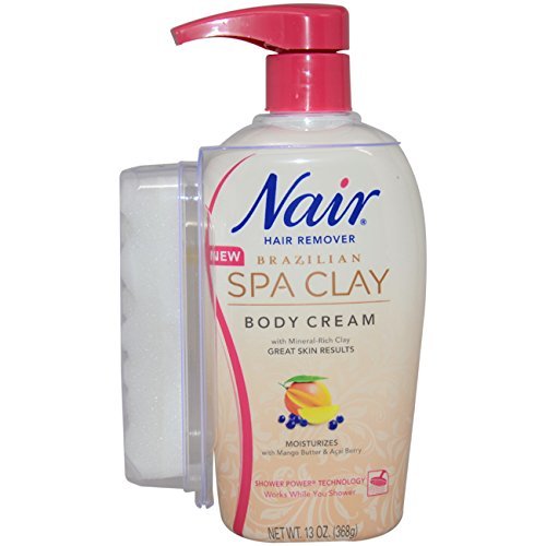 Nair Brazilian Spa Clay Body Cream, 13 Oz...