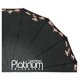Black Leighton Platinum Kyoto Flyer Stick Umbrella