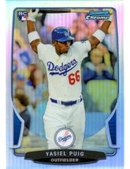 2013 Bowman Chrome Refractor #78 Yasiel Puig Baseball Rookie Card