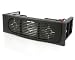 Image of Startech Dual Fan Hard Drive Cooler Black 5.25" Drive Bay (part#: FANDRIVE2BK)