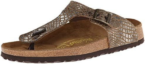 Papillio Women's Gizeh Textile Flat,Anaconda Khaki,37 EU/6 M US