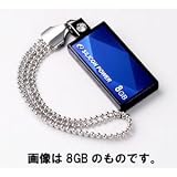 シリコンパワー USB2.0フラッシュメモリ TOUCH 810 2GB 青 スライド式 SP002GBUF2810V1Bの画像