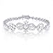 Bling Jewelry Sterling Silver Pave CZ Bridal