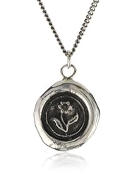 Pyrrha "talisman" Sterling Silver Rose Necklace