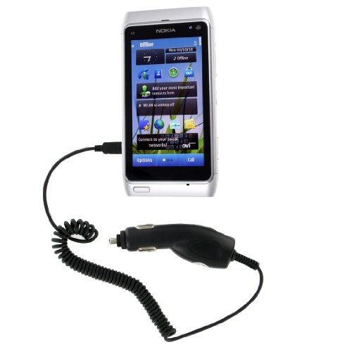 Kit Kfz-Ladekabel f&uuml;r Nokia N8 - Schwarz Preisvergleich