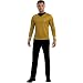 Adult Star Trek Gold Kirk Shirt, Mens X-Large (Fits 44-46 Jacket Size)