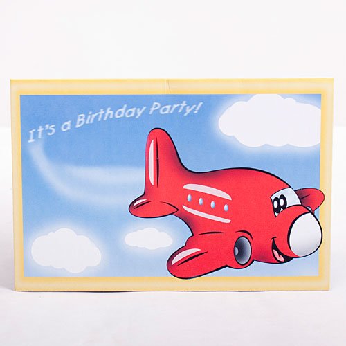 Airplane Invitations Package of 8