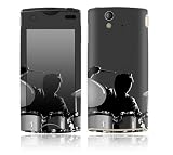 Drum Design Decorative Skin Cover Decal Sticker for Sony Ericsson Xperia Ray Cell Phone
