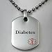 diabetes3  - Personalized Diabetes Pendant