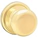 Kwikset Hancock Hall/Closet Knob in Lifetime Polished Brass