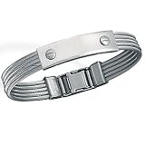 Stainless Steel Cable ID Bracelet