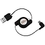 mumbi aufrollbares Kabel USB 2.0 Typ A auf Micro-B&hellip von mumbi