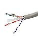 200 Ft Electronic Master CAT6 UTP Cable Network Gray 550 MHz Ethernet High Performance Data CAT-6E Unshielded Twisted Pair CAT-6 Copper Clad 24 AWG PVC Jacket Category 6 Enhanced Data Line