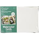 Strathmore 105210 Strathmore Cards and Envelopes, 5-Inch by 7-Inch, Watercolor, 50-Pack