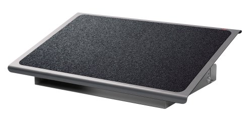 3M Adjustable Footrest FR530CB, 14 inches x 22 inches x 4 inches, Charcoal Grey