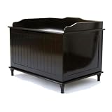 Designer Catbox Litter Box Enclosure in Black