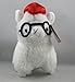 Black Glasses Alpaca Stuffed Animal Dolls Plush Soft Baby Toy Arpakasso Alpacasso