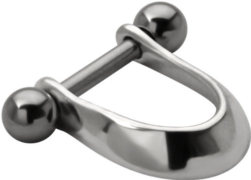 Solid Band Micro Dangle - 925 Sterling Silver Helix Cartilage Piercing Earring