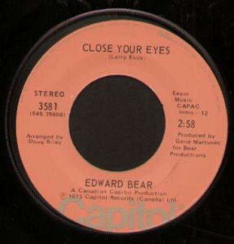 Edward Bear - Close Your Eyes Lyrics - Zortam Music