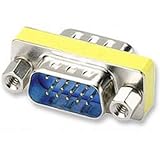 15 Pin Male SVGA VGA Monitor Gender Changer Adapter