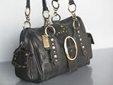 Eigenschaften Bodenschatz  / Bodenschatz - Lederbag Nieten Handtasche schwarz 640