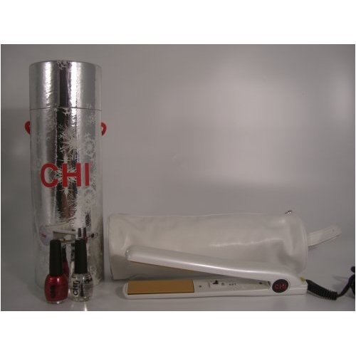  CHI White Dazzle Collection Ceramic Flat Iron 1