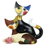 Rosina Wachtmeister Porcelain Miniature Cats Figurine - Emilia & Roberto