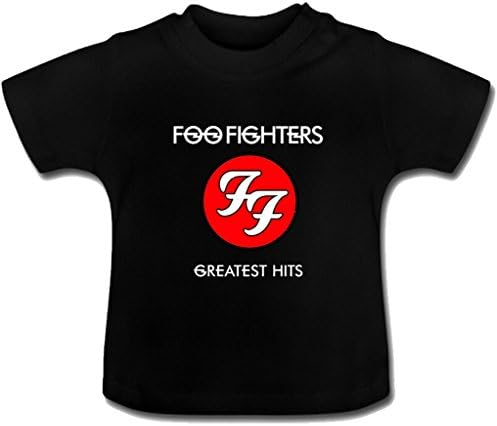 Shangmai Custom Foo Fighters Baby girls and boys Toddler t Shirt black