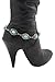 Women Western Fashion Boot Bracelet Gold Metal Chain Lion Coin Shoe Anklet Charm