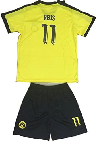 2015/2016 BVB BORUSSIA DORTMUND HOME MARCO REUS 11 FOOTBALL SOCCER KIDS JERSEY &amp; SHORT (12-13 years)