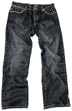 KR3W TKO K07 Men's Jeans - Black Vintage