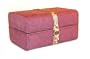 Wolf London Amberley Medium Mauve Suede Square Jewel Case