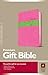 Premium Gift Bible NLT, TuTone (Red Letter, LeatherLike, Bubble Gum/Pistachio)