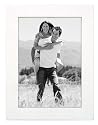 Malden Linear Wood 5x7 White Picture Frame