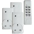 Brennenstuhl Energy Efficient Remote Control Mains Socket Set with 3 Receivers