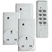 Brennenstuhl Energy Efficient Remote Control Mains Socket Set with 3 Receivers