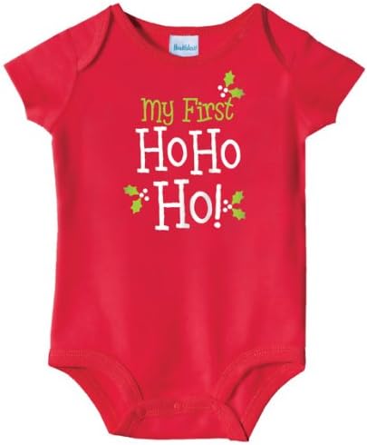 My First Ho Ho Ho Infant Onesie in Gift Box - 0 to 6 Months