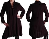 EyeCatchClothing - Soft Knit Waterfall Shrug Cardigan