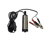 【Speing 】小型 水中ポンプ 33L/min スイッチ付 配線3m 12V ワニ口クリップ