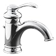 KOHLER K-12182-CP Fairfax Single Control Lavatory Faucet, Polished Chrome