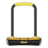 On-Guard Pitbull STD-8003 Keyed Shackle Lock - Black, 11.5 x 23.0 cm