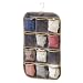 Household Essentials Jewelry and Stocking Organizer, Coffee Linen image 1