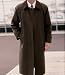 Cotton Raincoat with Leather Collar Extended Sizes