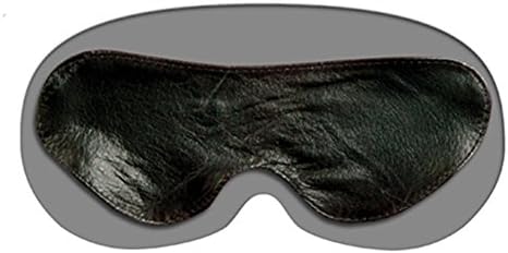 Sexy Leather Black Eye Mask Blindfold - Blocks light