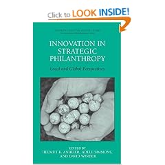 Innovation in Strategic Philanthropy: Local and Global Perspectives (Nonprofit and Civil Society Studies)