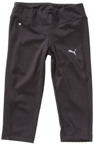 PUMA M&auml;dchen Sport hose 3/4 CELL Tights, black, 128, 819593 01
